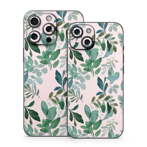 Sage Greenery iPhone 15 Series Skin