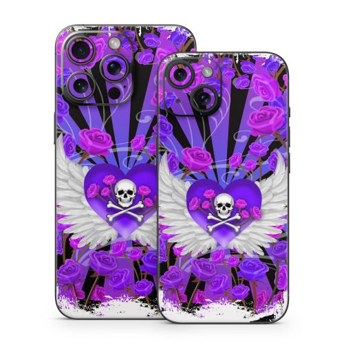 Skull and Roses iPhone 15 Series Skin