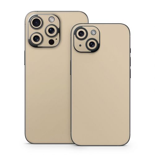 Solid State Beige iPhone 15 Series Skin
