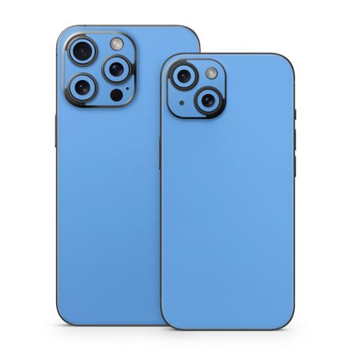 Solid State Blue iPhone 15 Series Skin