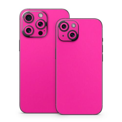 Solid State Malibu Pink iPhone 15 Series Skin