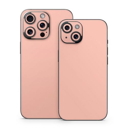 Solid State Peach iPhone 15 Series Skin