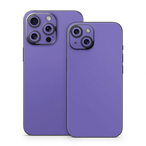 Solid State Purple iPhone 15 Series Skin