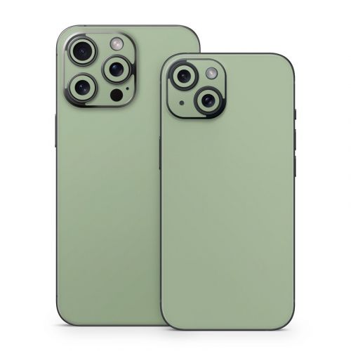 Solid State Sage iPhone 15 Series Skin