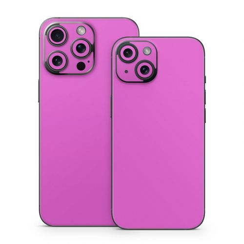 Solid State Vibrant Pink iPhone 15 Series Skin