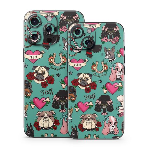 Tattoo Dogs iPhone 15 Series Skin