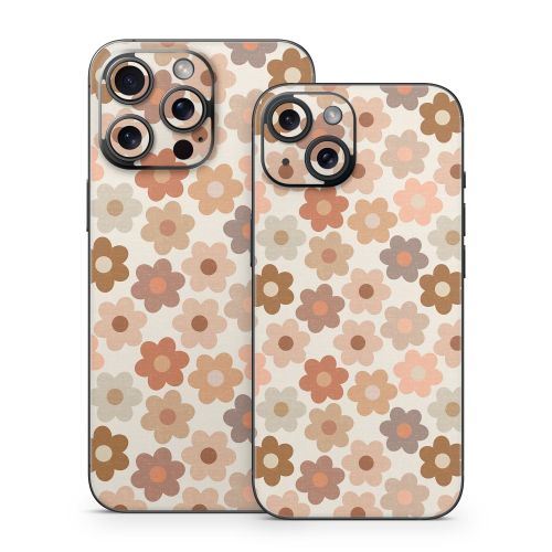 Terracotta Daisies iPhone 15 Series Skin