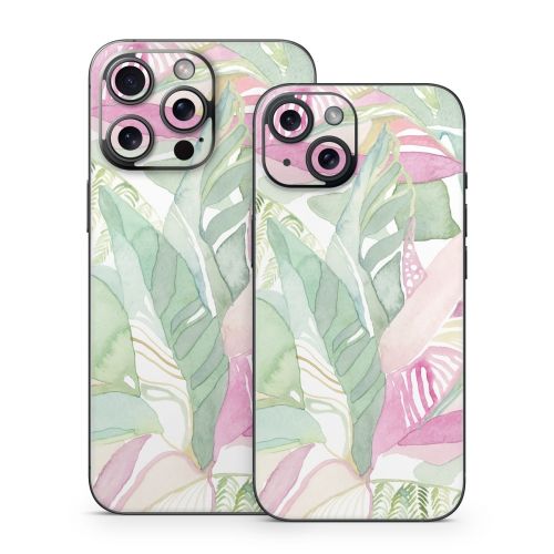 Tropical Leaves iPhone 15 Series Skin