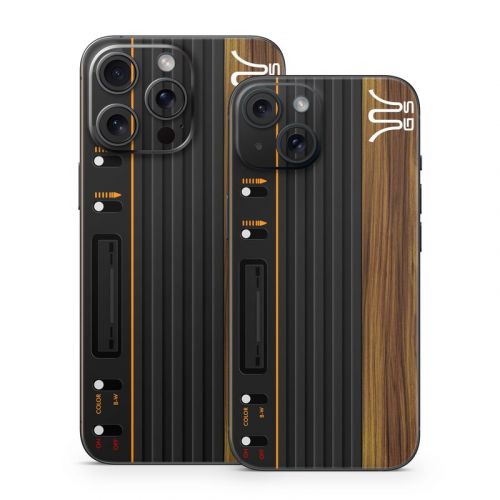 Wooden Gaming System iPhone 15 Series Skin