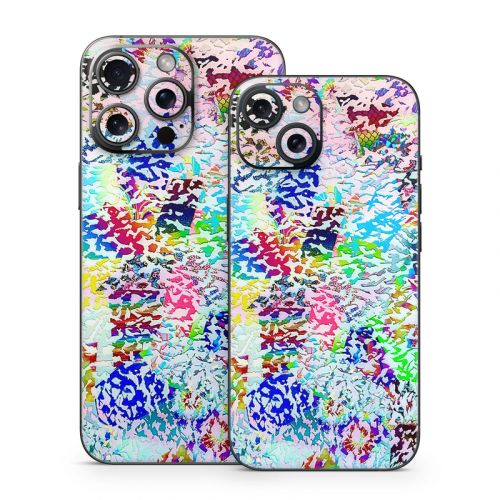 White Etching iPhone 15 Series Skin