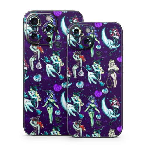 Witches and Black Cats iPhone 15 Series Skin
