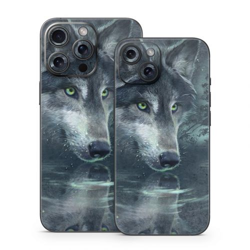 Wolf Reflection iPhone 15 Series Skin
