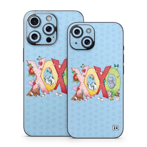 XOXO Puppies iPhone 15 Series Skin