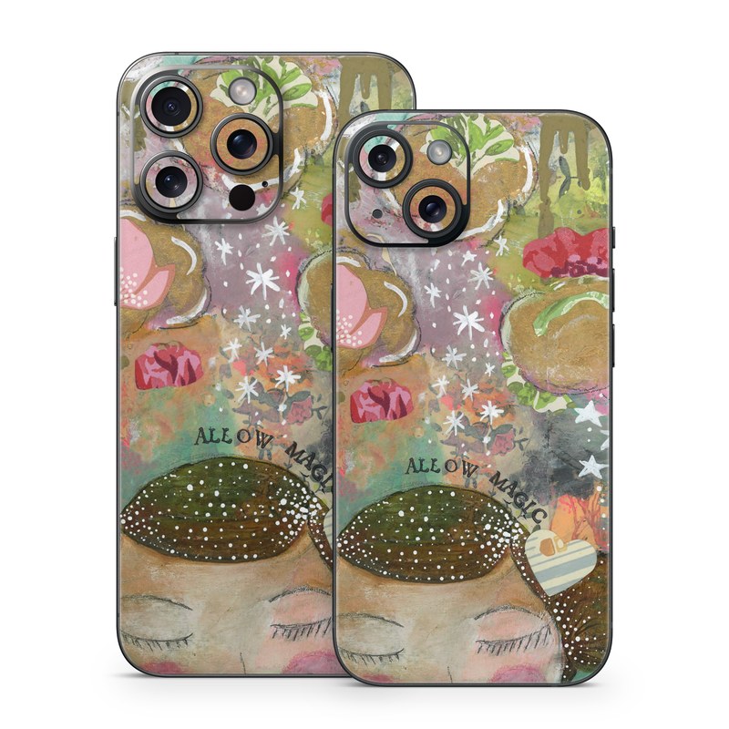 iPhone 15 Series Skin design of Painting, Pink, Illustration, Art, Child art, Watercolor paint, Drawing, Visual arts, Still life, with brown, pink, red, green, white, black, orange, gray colors