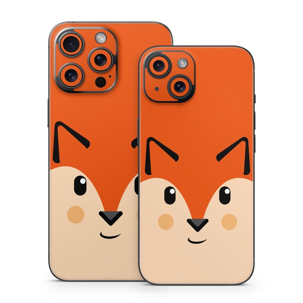 iPhone 15 Series Skin design of Cartoon, Animated cartoon, Nose, Snout, Illustration, Whiskers, Clip art, Hamster, Animation, Art, with black, red, yellow, orange colors