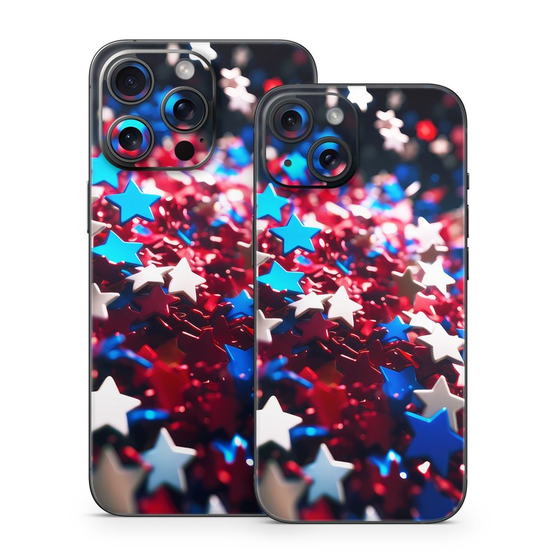 iPhone 15 Series Skin design of Colorfulness, Petal, Plant, Magenta, Font, Electric blue, Event, Close-up, Macro photography, Flowering plant, with red, blue, white, black colors