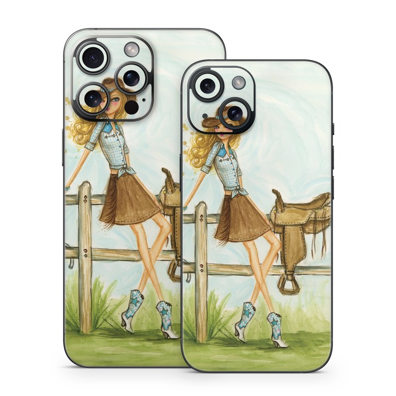 iPhone 15 Series Skin design of Cartoon, Illustration, Art, Watercolor paint, Footwear, Fashion illustration, Grass, Drawing, Painting, Plant, with gray, green, red, black colors