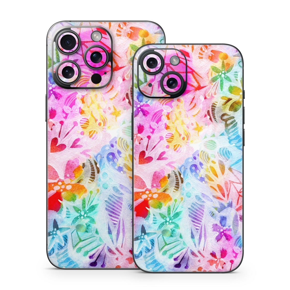 iPhone 15 Series Skin design of Pattern, Design, Textile, Art, with gray, pink, purple, blue colors