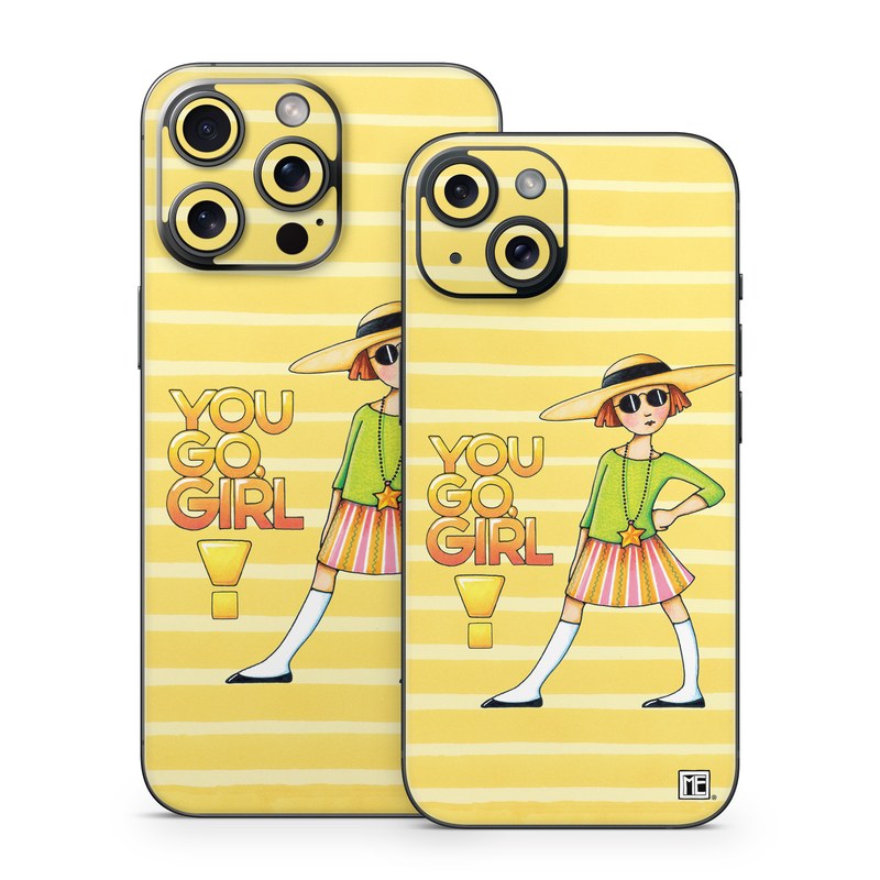 iPhone 15 Series Skin design of Cartoon, Illustration, Clip art, Art, with orange, pink, yellow, green, gray, black colors