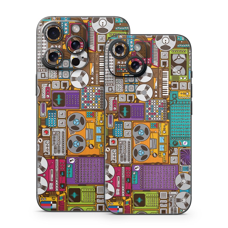 iPhone 15 Series Skin design of Games, Pc game, Design, Pattern, Screenshot, Art, with gray, black, red, green, blue, purple colors