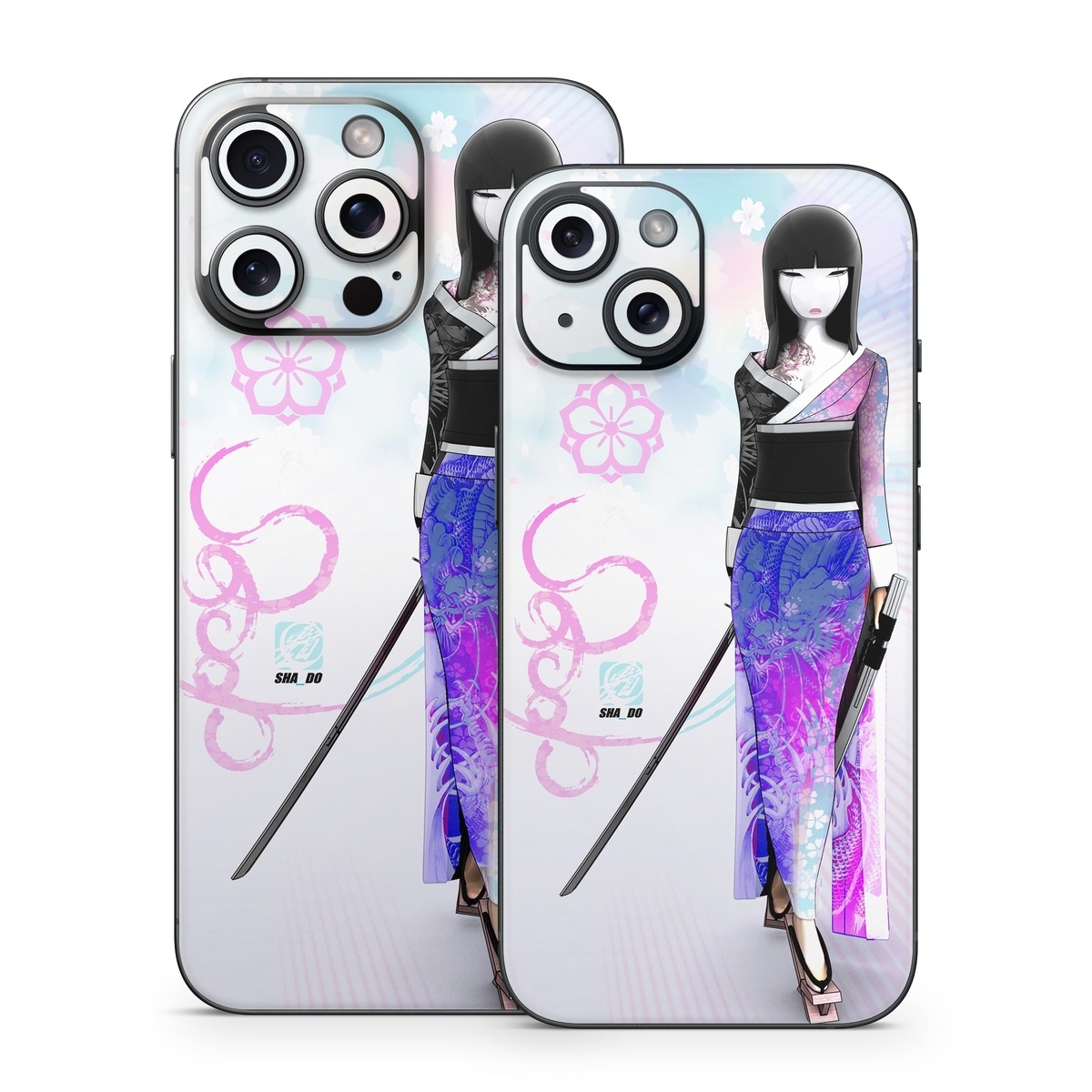 iPhone 15 Series Skin design of Clothing, Fashion illustration, Fashion model, Pink, Fashion, Purple, Fashion design, Dress, Barbie, Illustration, with white, pink, purple, black, blue colors