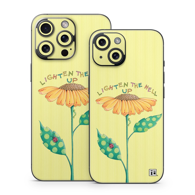 iPhone 15 Series Skin design of Flower, Plant, Botany, Flowering plant, Illustration, Wildflower, Daisy family, Coneflower, Pedicel, with yellow, green, red, black, orange, blue colors