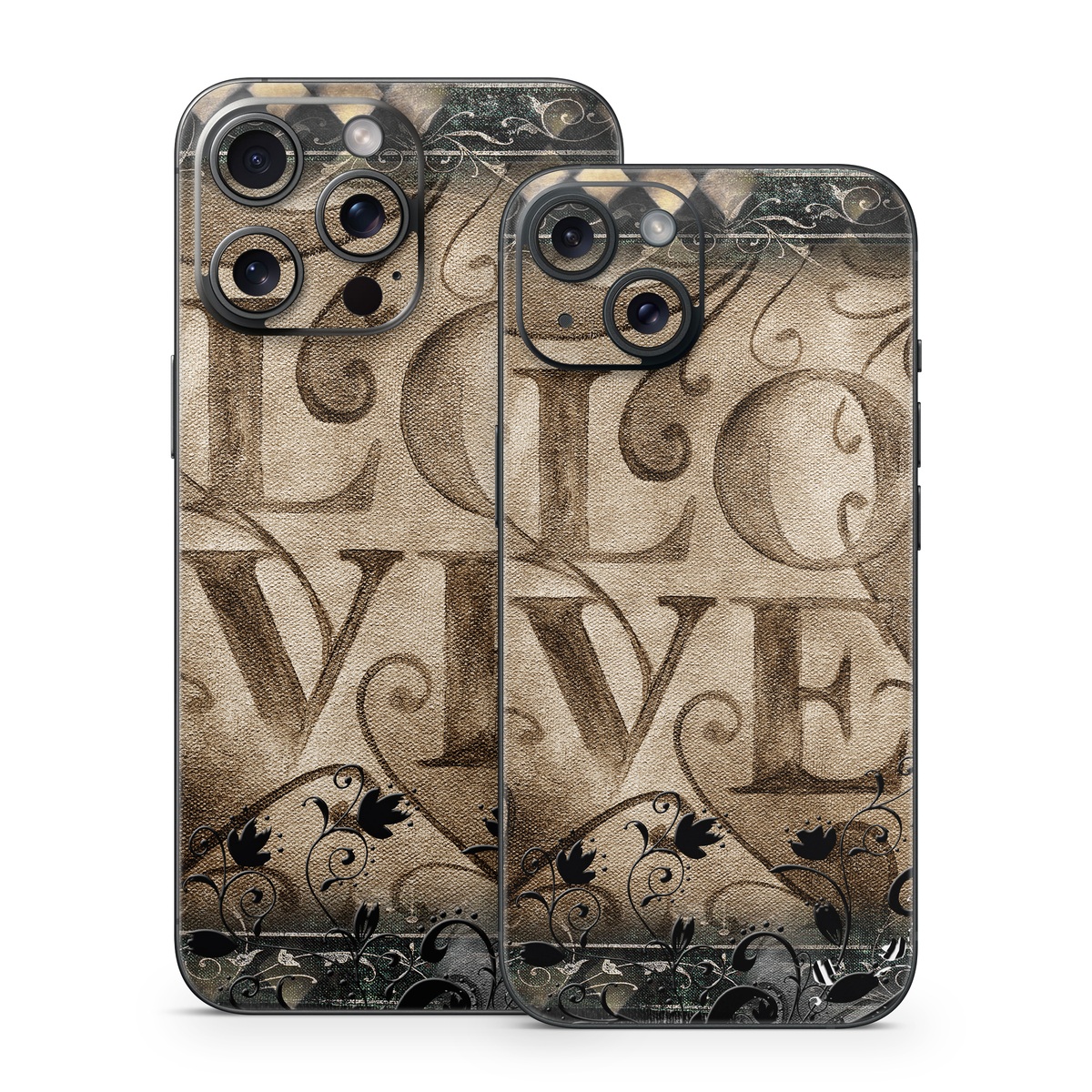 iPhone 15 Series Skin design of Pattern, Brown, Design, Textile, Art, with black, gray, green, red colors