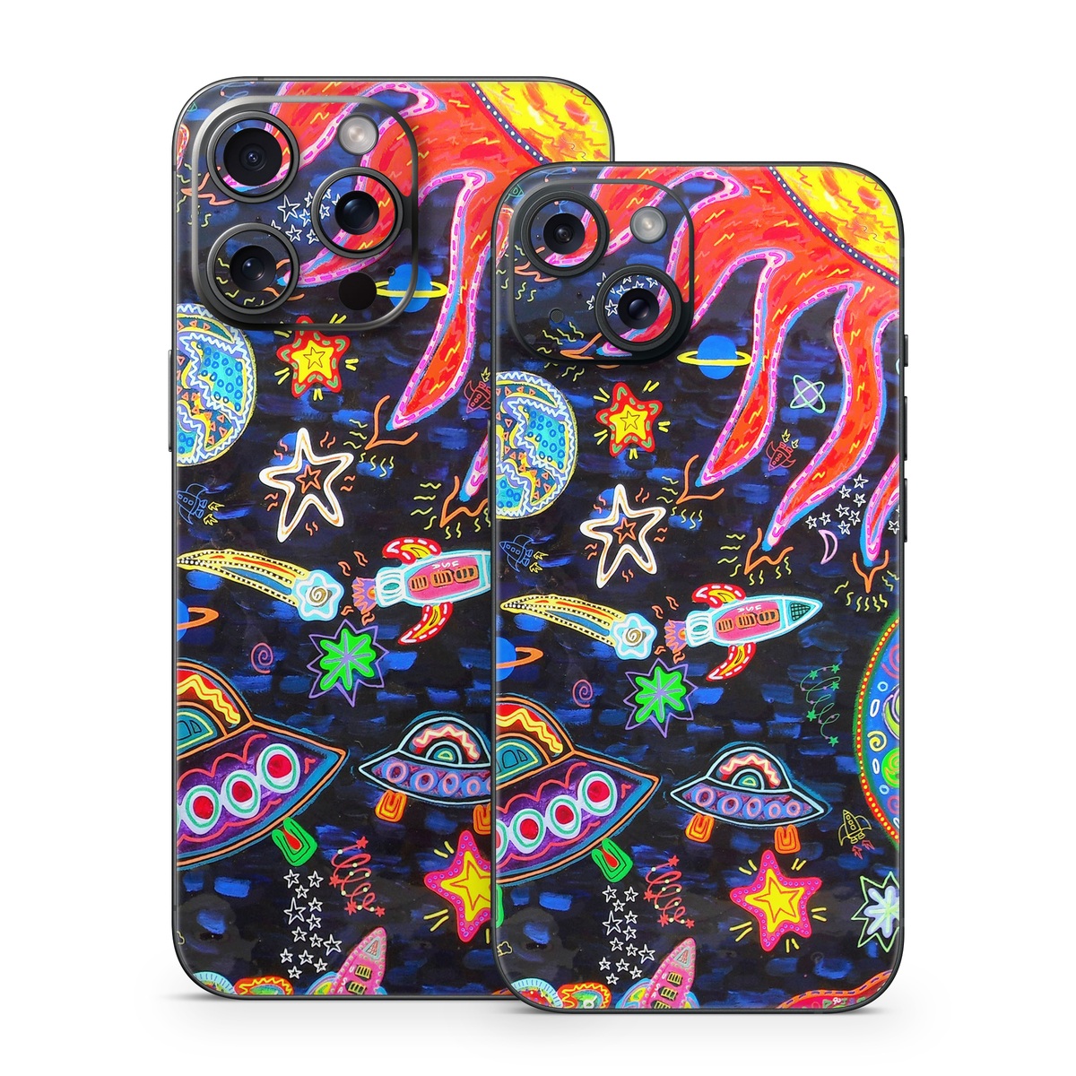 iPhone 15 Series Skin design of Pattern, Psychedelic art, Visual arts, Paisley, Design, Motif, Art, Textile, with black, gray, blue, red colors