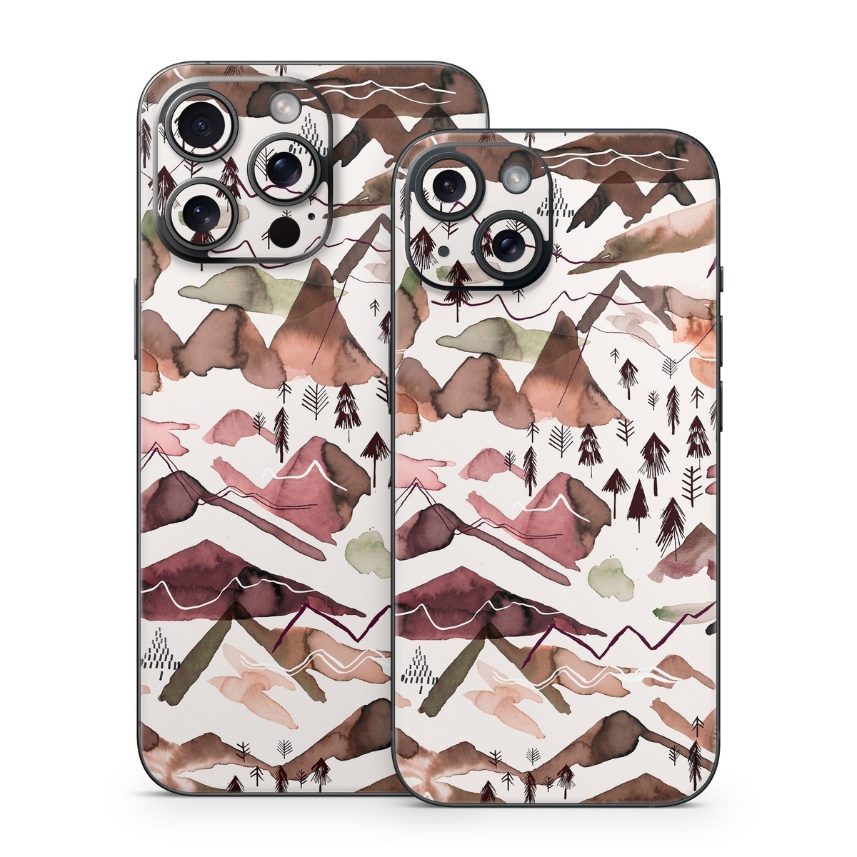iPhone 15 Series Skin design of Pattern, Design, Leaf, Camouflage, Military camouflage, Illustration, Art, with white, red, black, gray colors