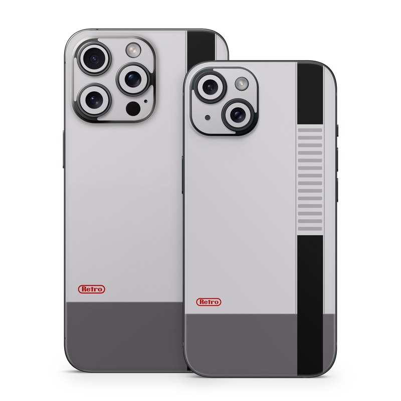 iPhone 15 Series Skin design of Text, Font, Red, Product, Logo, Brand, Material property, Graphics, Rectangle, with gray, black, red colors