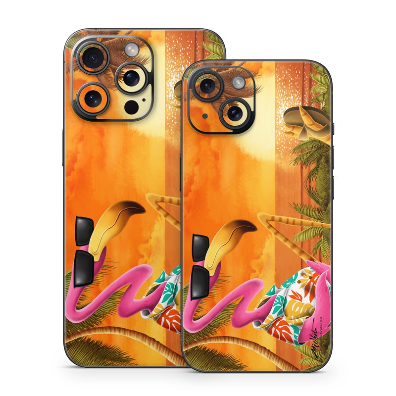 iPhone 15 Series Skin design of Cartoon, Art, Animation, Illustration, Plant, Cg artwork, Shoe, Fictional character, with red, orange, green, black, pink colors