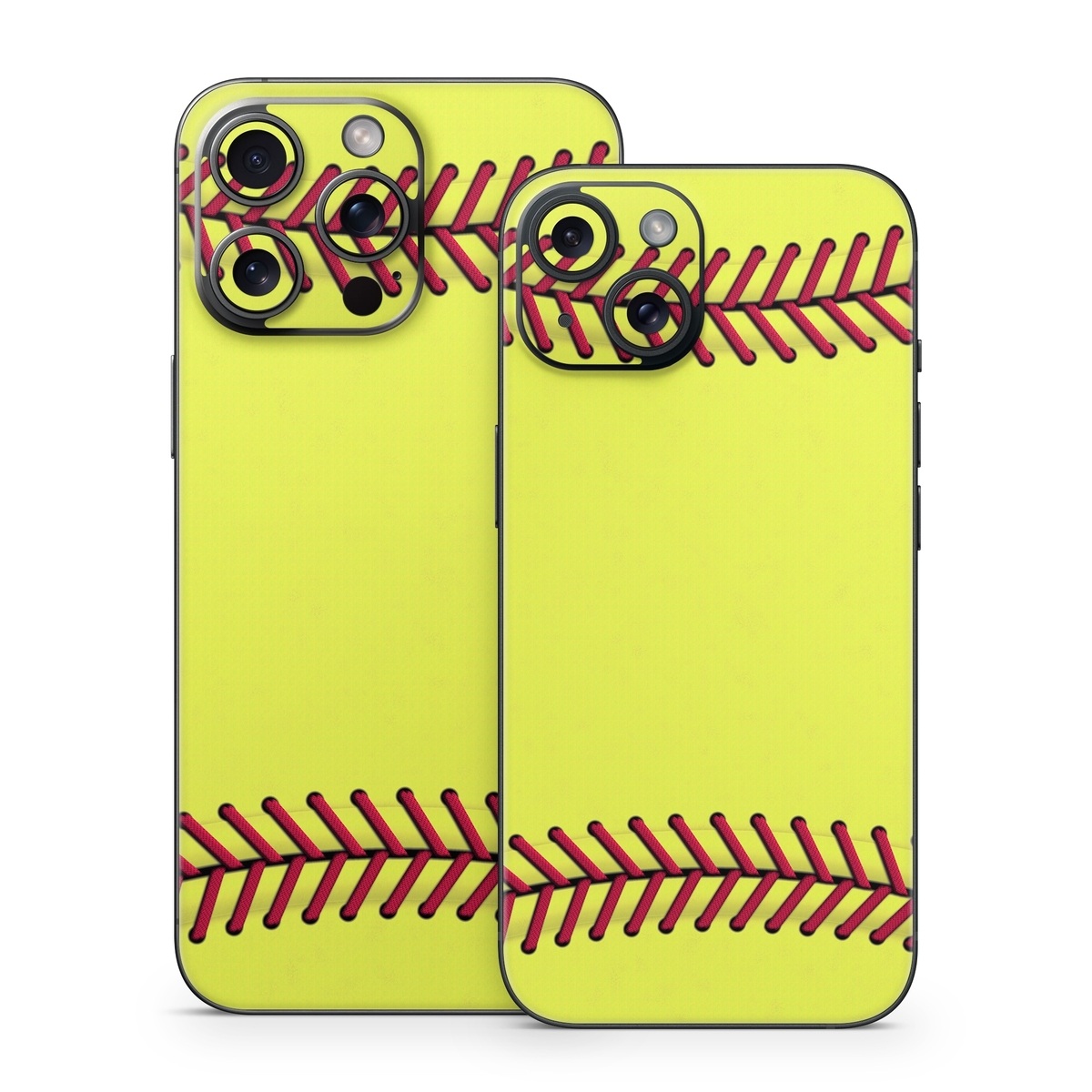 iPhone 15 Series Skin design of Yellow, Plant, Line, Slope, Terrestrial plant, Font, Art, Parallel, Circle, Rectangle, with yellow, red colors