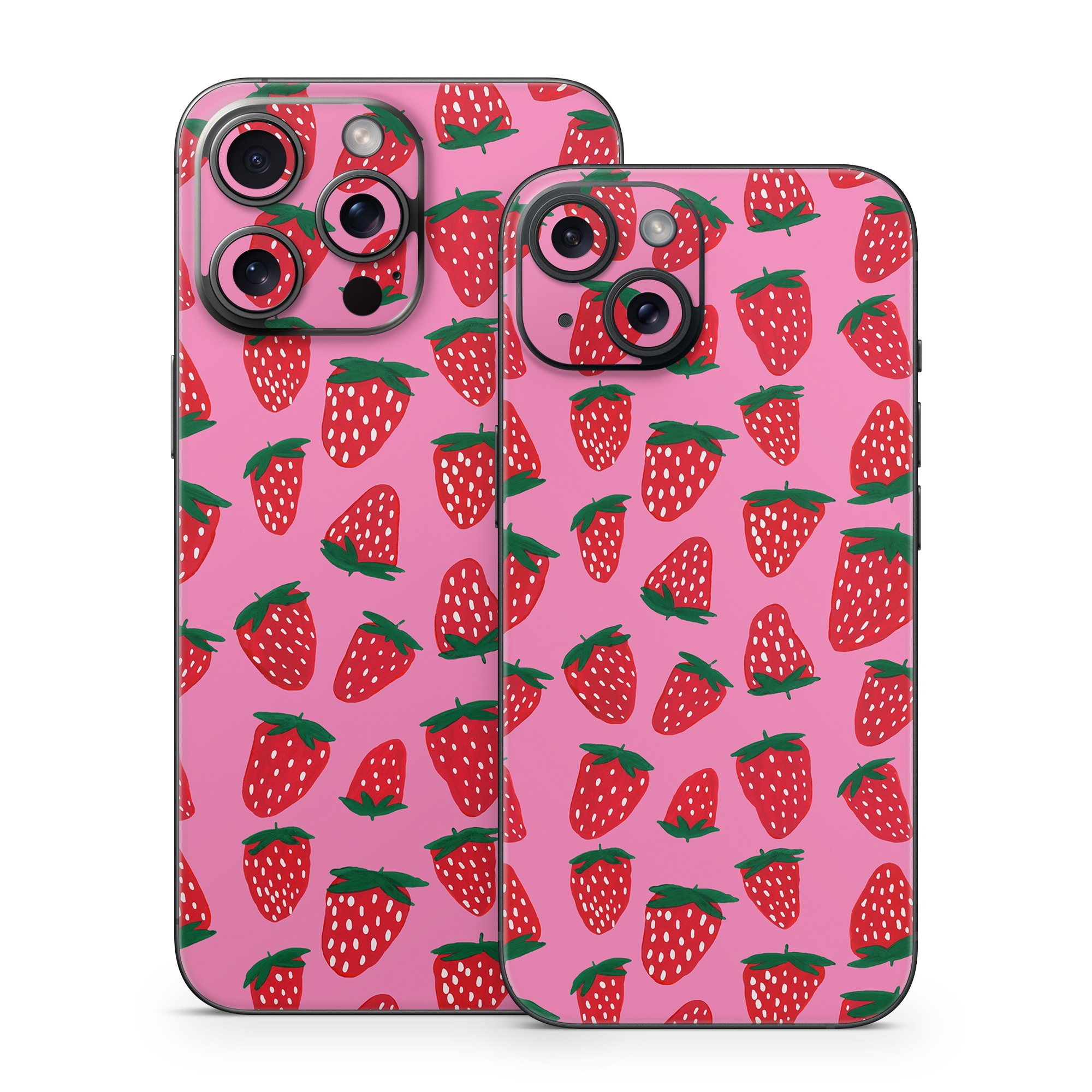 iPhone 15 Series Skin design of Textile, Font, Rectangle, Red, Triangle, Pattern, Carmine, Design, Cone, Wrapping paper, with red, green, pink, white colors