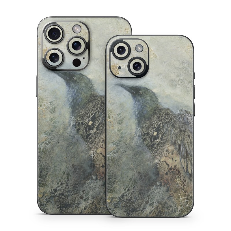 iPhone 15 Series Skin design of Painting, Water, Geology, Art, Rock, Watercolor paint, Illustration, with black, gray, white, blue colors