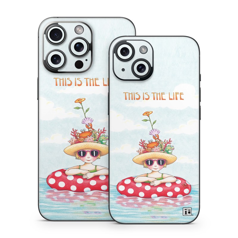 iPhone 15 Series Skin design of Cartoon, Illustration, Clip art, with blue, red, white, yellow, green, orange, pink colors