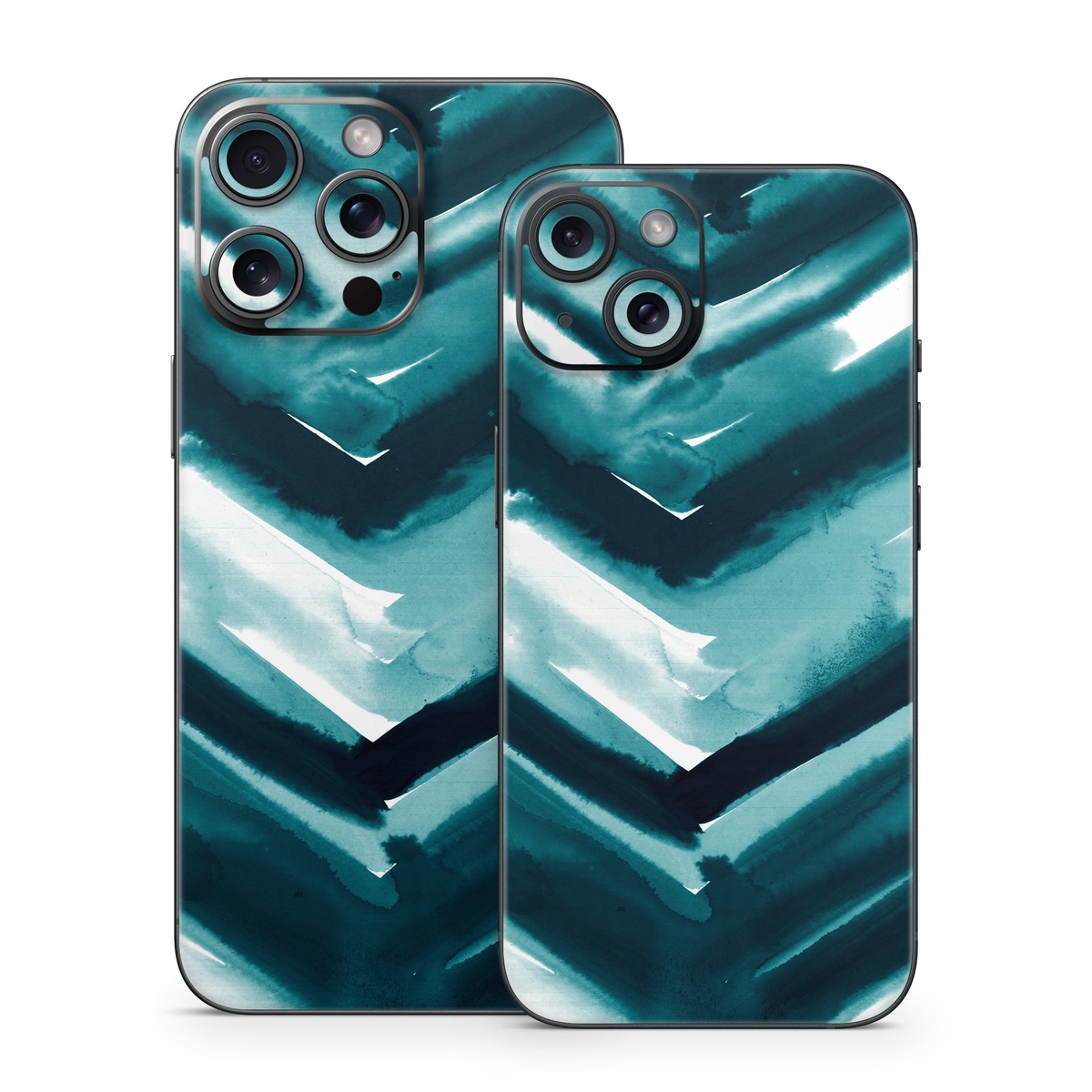iPhone 15 Series Skin design of Blue, Green, Turquoise, Aqua, Teal, Photography, Pattern, with blue, white, black colors