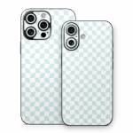 Checker Light Blue iPhone 16 Series Skin