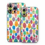 Colorful Pineapples iPhone 16 Series Skin