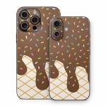 Chocolate Ice Cream Drip iPhone 16 Series Skin