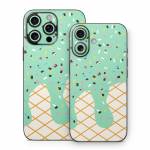 Mint Chocolate Chip Ice Cream Drip iPhone 16 Series Skin
