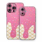 Strawberry Ice Cream Drip iPhone 16 Series Skin