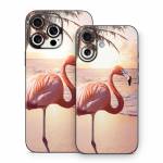 Flamingo Palm iPhone 16 Series Skin
