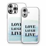 Love Laugh Live iPhone 16 Series Skin