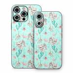 Merkittens with Pearls Aqua iPhone 16 Series Skin