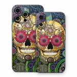 Sugar Skull Paisley iPhone 16 Series Skin