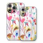 Watercolor Wild Flowers iPhone 16 Series Skin