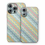 Wavy Diagonal Lines iPhone 16 Series Skin