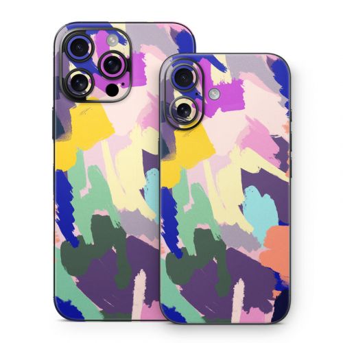 Abstract Scratches iPhone 16 Series Skin