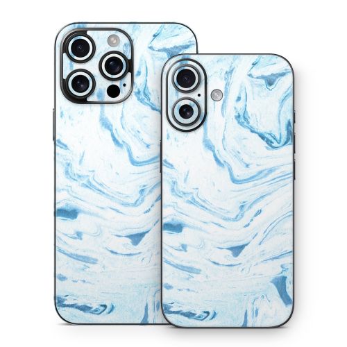 Azul Marble iPhone 16 Series Skin