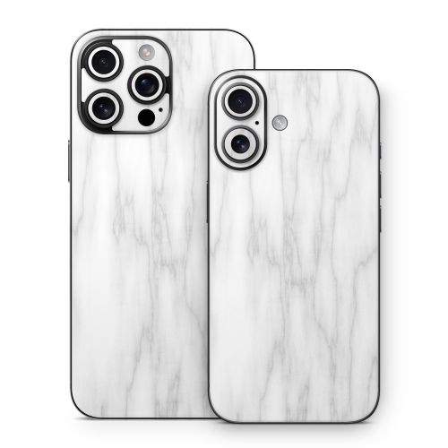 Bianco Marble iPhone 16 Series Skin